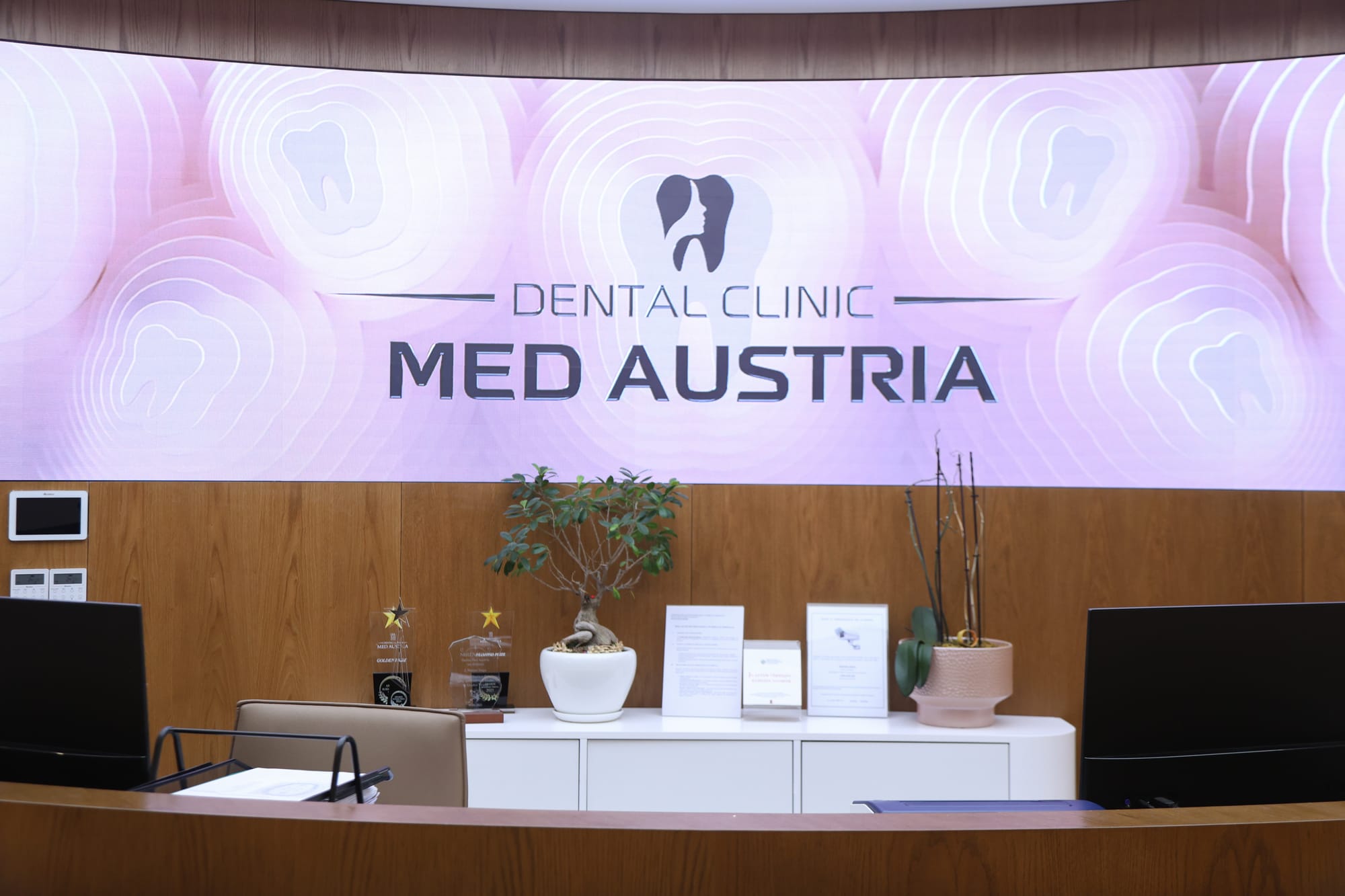 Inside the Dental Med Austria clinic in Tirana
