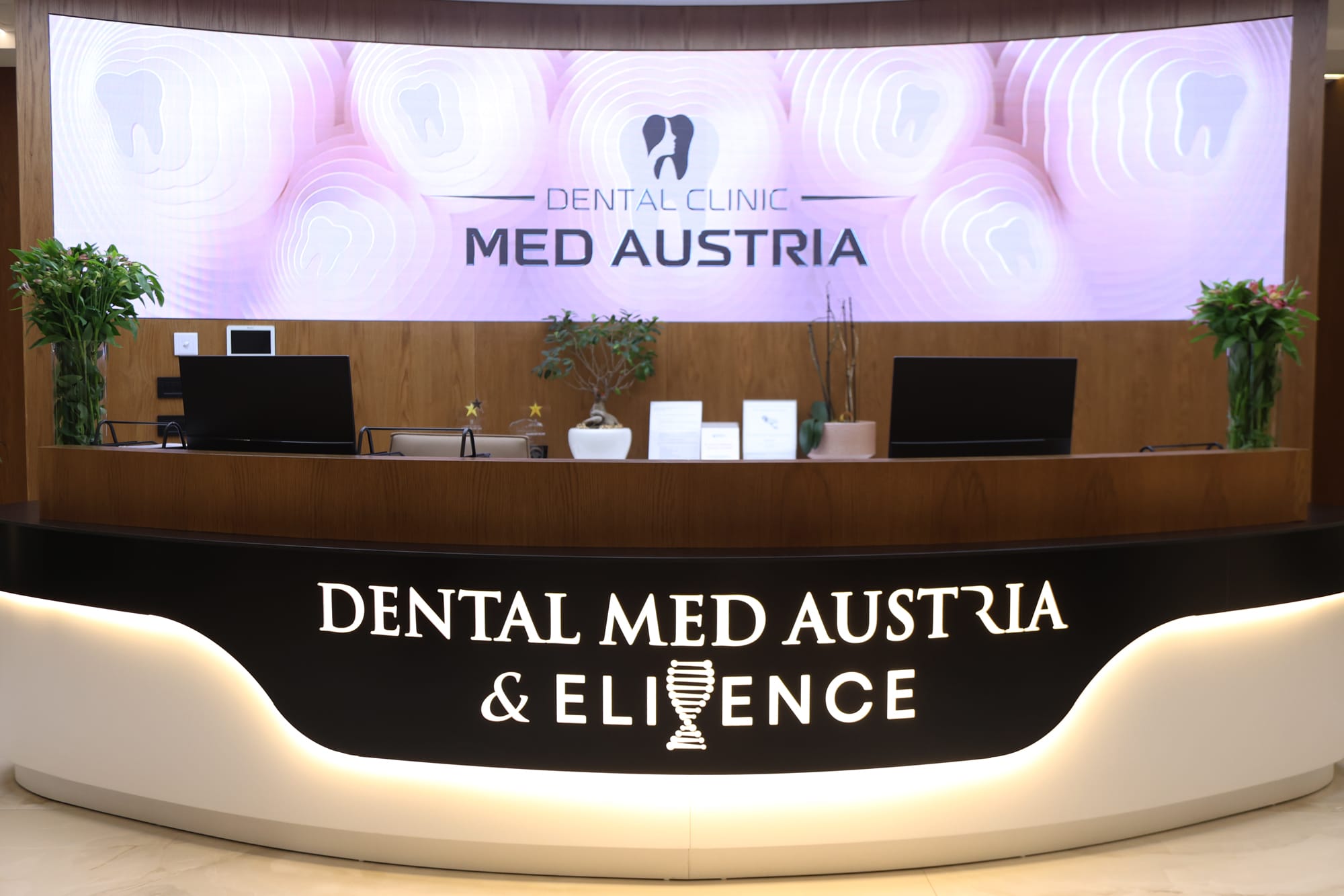 Inside the Dental Med Austria clinic in Tirana
