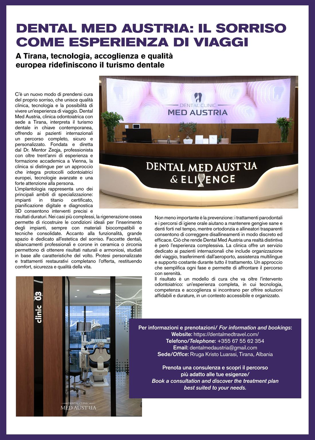 Dental Med Austria feature in GATE mag n°62, page 91